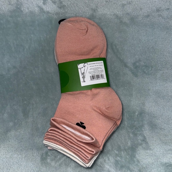 kate spade Light Pink & Cream Casual Socks - Picture 3 of 9